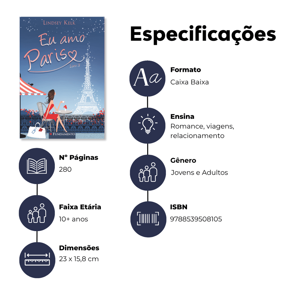 Eu Amo Paris - Editora Fundamento livro_infantil