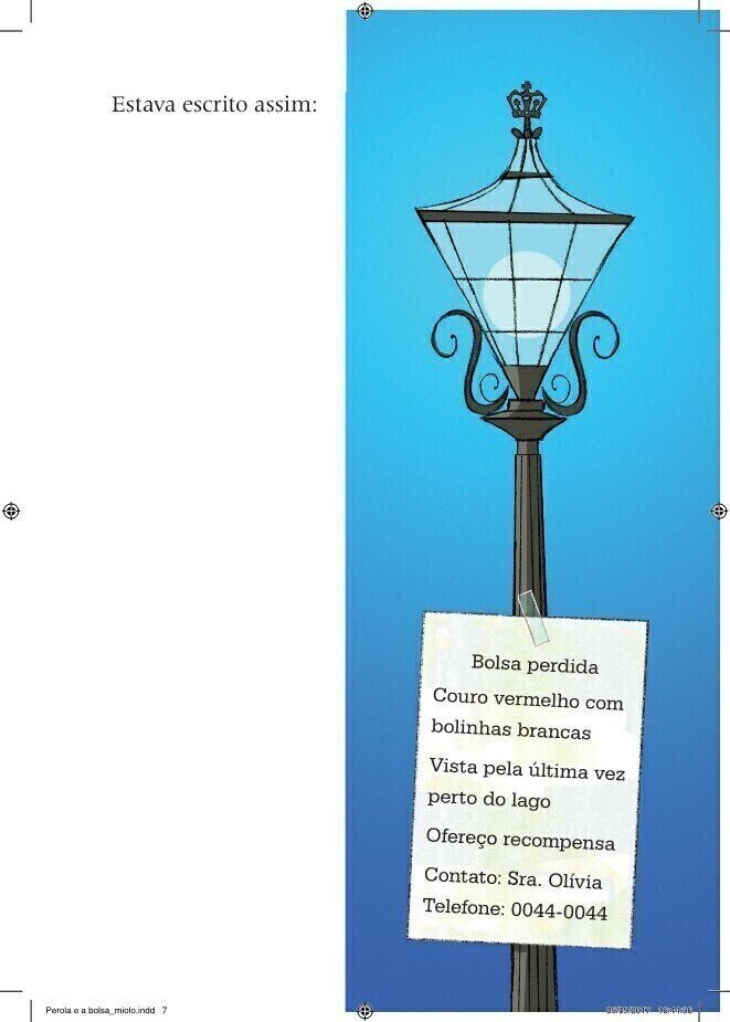Fada Pérola - Pérola e a Bolsa Perdida - Editora Fundamento livro_infantil