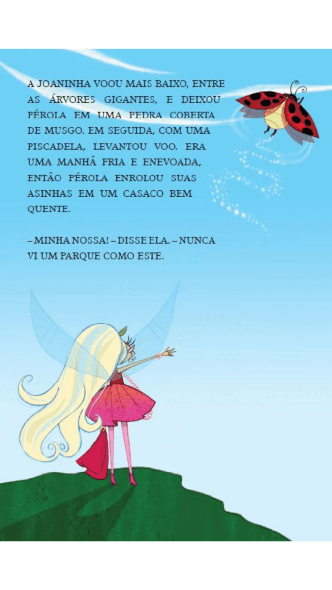 Fada Pérola - Pérola e a Fada das Samambaias Prateadas - Editora Fundamento livro_infantil