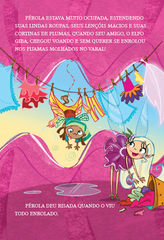 Fada Pérola - Pérola e a Tia Tábata - Editora Fundamento livro_infantil