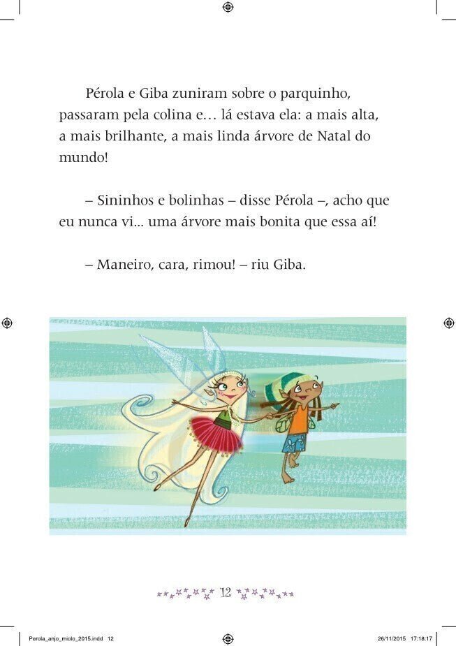Fada Pérola - Pérola e o Anjo - Editora Fundamento livro_infantil