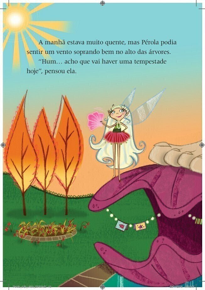 Fada Pérola - Pérola e o Anjo - Editora Fundamento livro_infantil