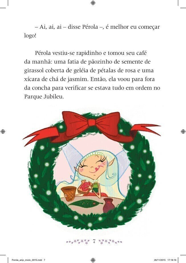 Fada Pérola - Pérola e o Anjo - Editora Fundamento livro_infantil