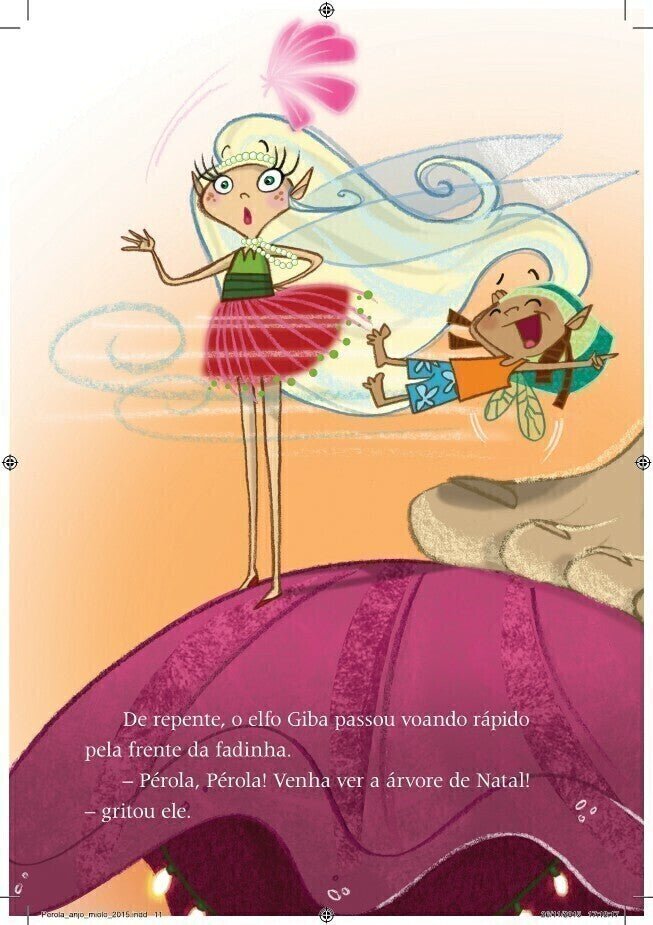 Fada Pérola - Pérola e o Anjo - Editora Fundamento livro_infantil