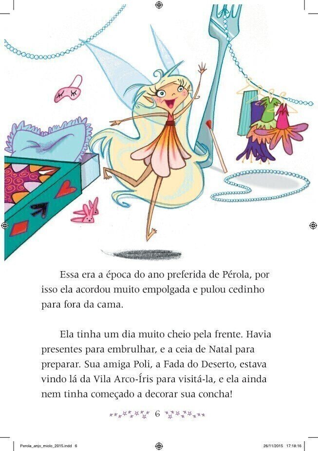 Fada Pérola - Pérola e o Anjo - Editora Fundamento livro_infantil