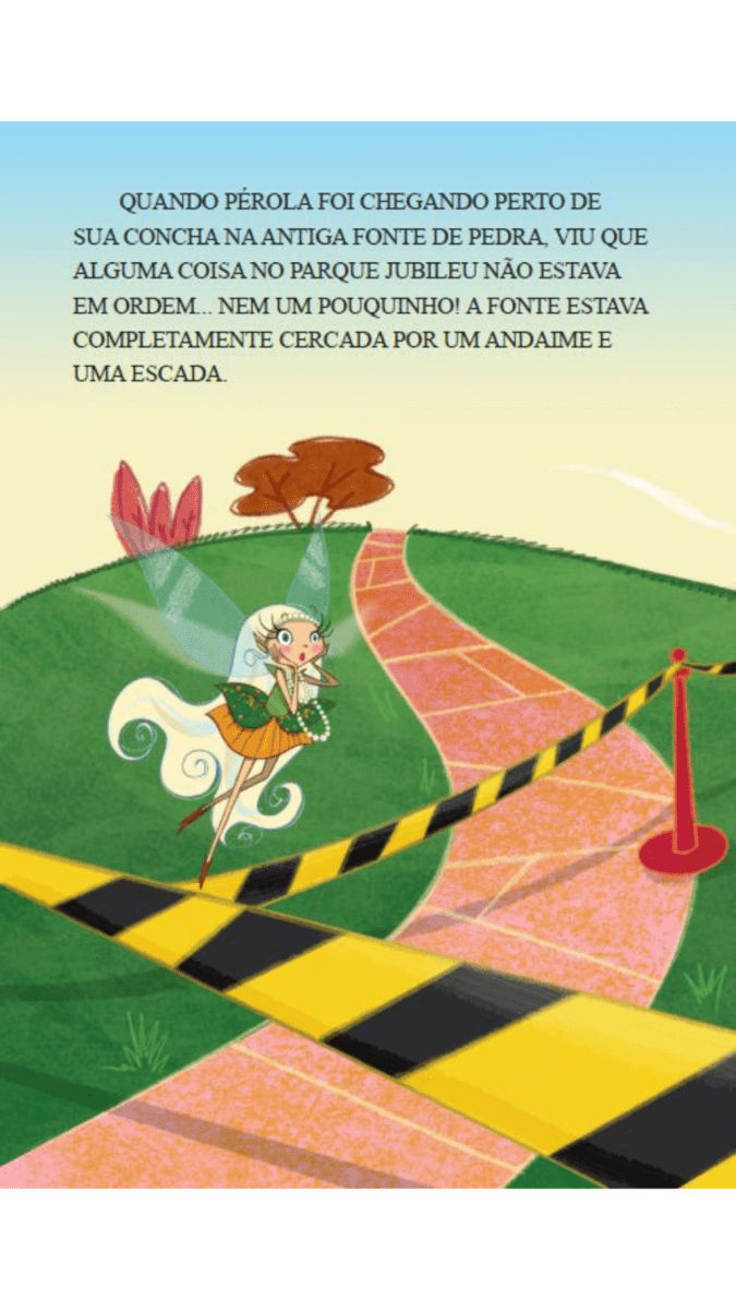 Fada Pérola - Pérola e Sua Concha Cor - de - Rosa - Editora Fundamento livro_infantil