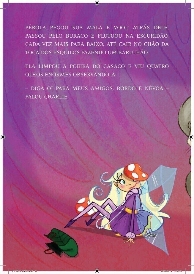 Fada Pérola - Pérola no Central Park - Editora Fundamento livro_infantil