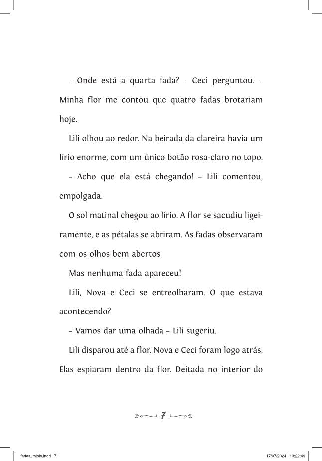 Fadas para Sempre 02: a Fadinha Nova Ganha Confiança - Editora Fundamento livro_infantil