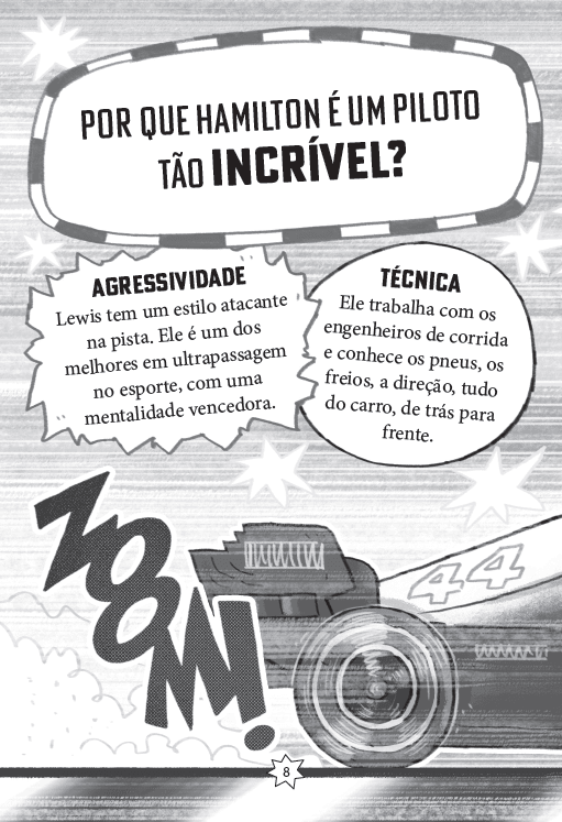 Feras da Fórmula 1: Lewis Hamilton - Editora Fundamento livro_infantil