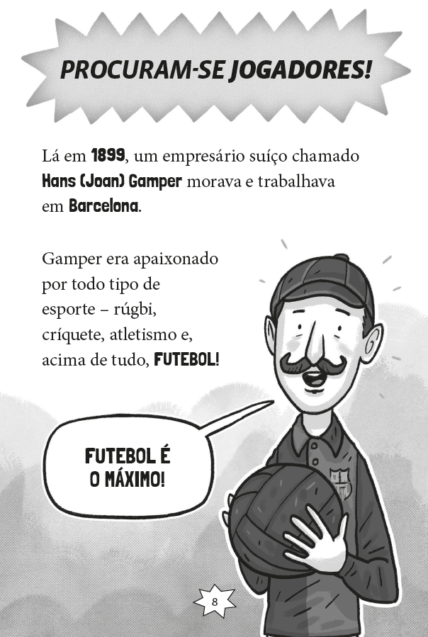 Feras do Futebol: Barcelona - Editora Fundamento livro_infantil