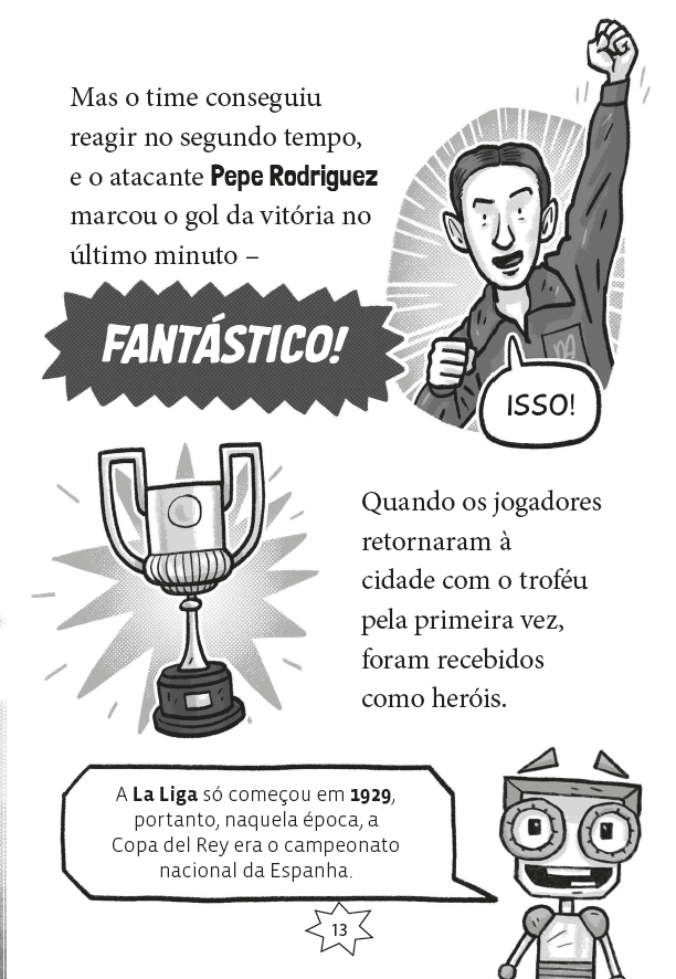 Feras do Futebol: Barcelona - Editora Fundamento livro_infantil