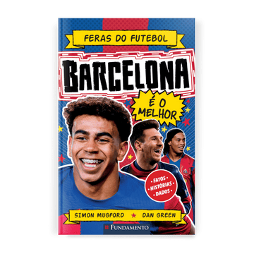 Feras do Futebol: Barcelona - Editora Fundamento livro_infantil