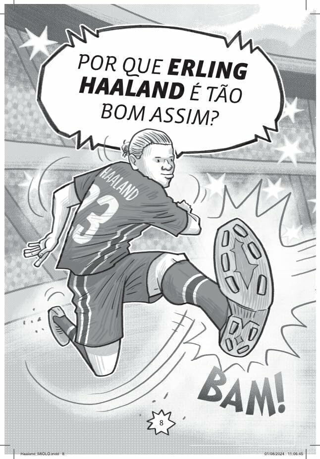 Feras do Futebol: Haaland - Editora Fundamento livro_infantil