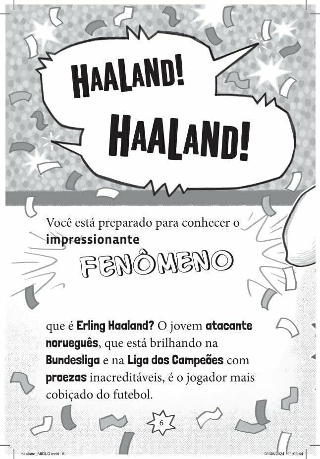 Feras do Futebol: Haaland - Editora Fundamento livro_infantil