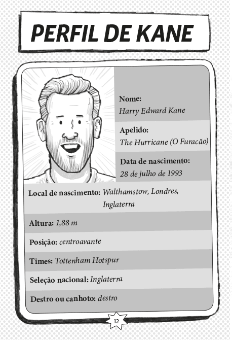 Feras do Futebol: Kane - Editora Fundamento livro_infantil