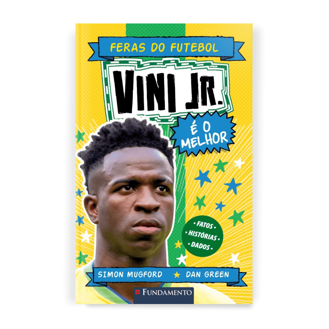 Feras do Futebol: Vini Jr. - Editora Fundamento livro_infantil