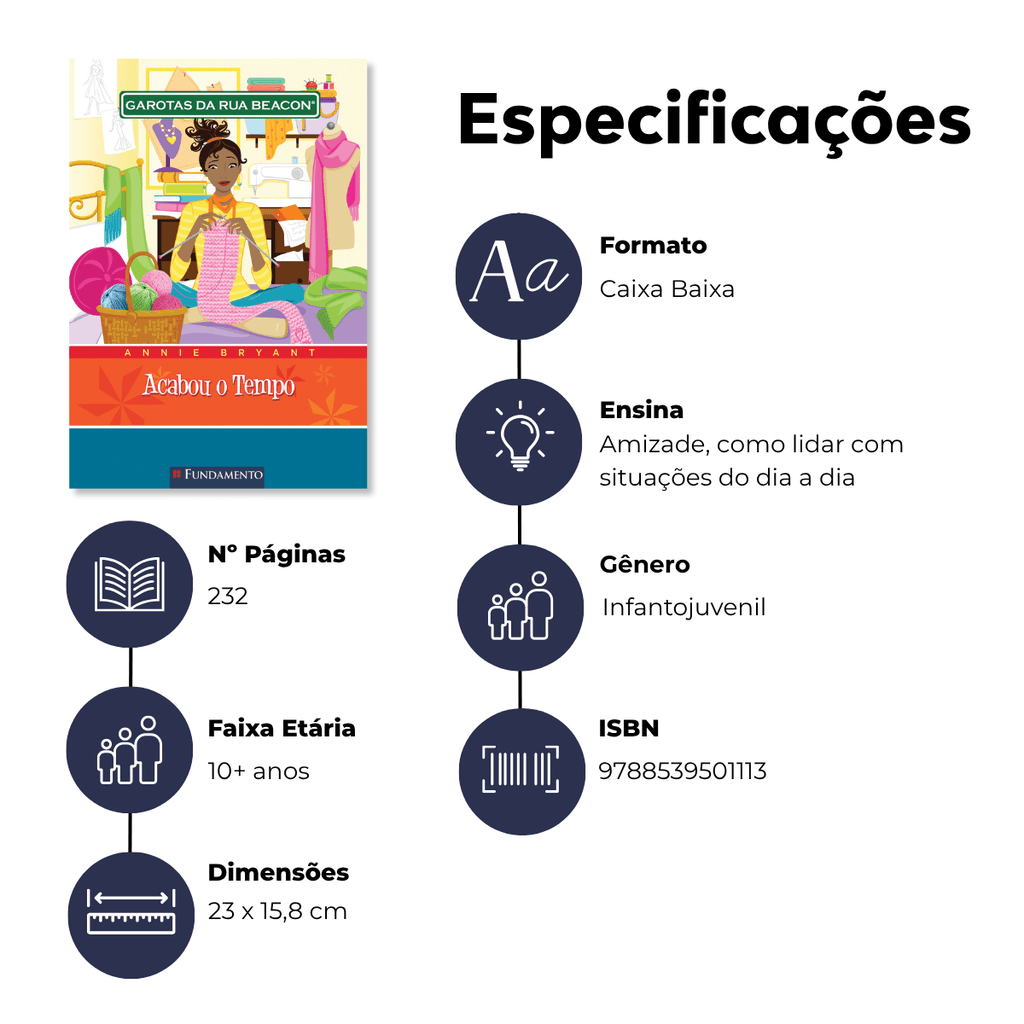 Garotas da Rua Beacon - Acabou o Tempo - Editora Fundamento livro_infantil