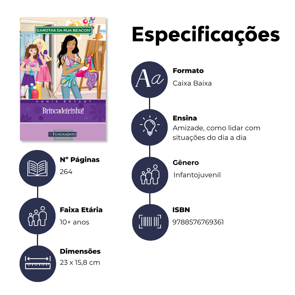 Garotas da Rua Beacon - Brincadeirinha - Editora Fundamento livro_infantil