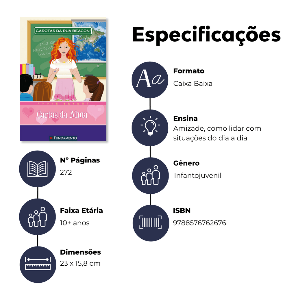 Garotas da Rua Beacon - Cartas da Alma - Editora Fundamento livro_infantil