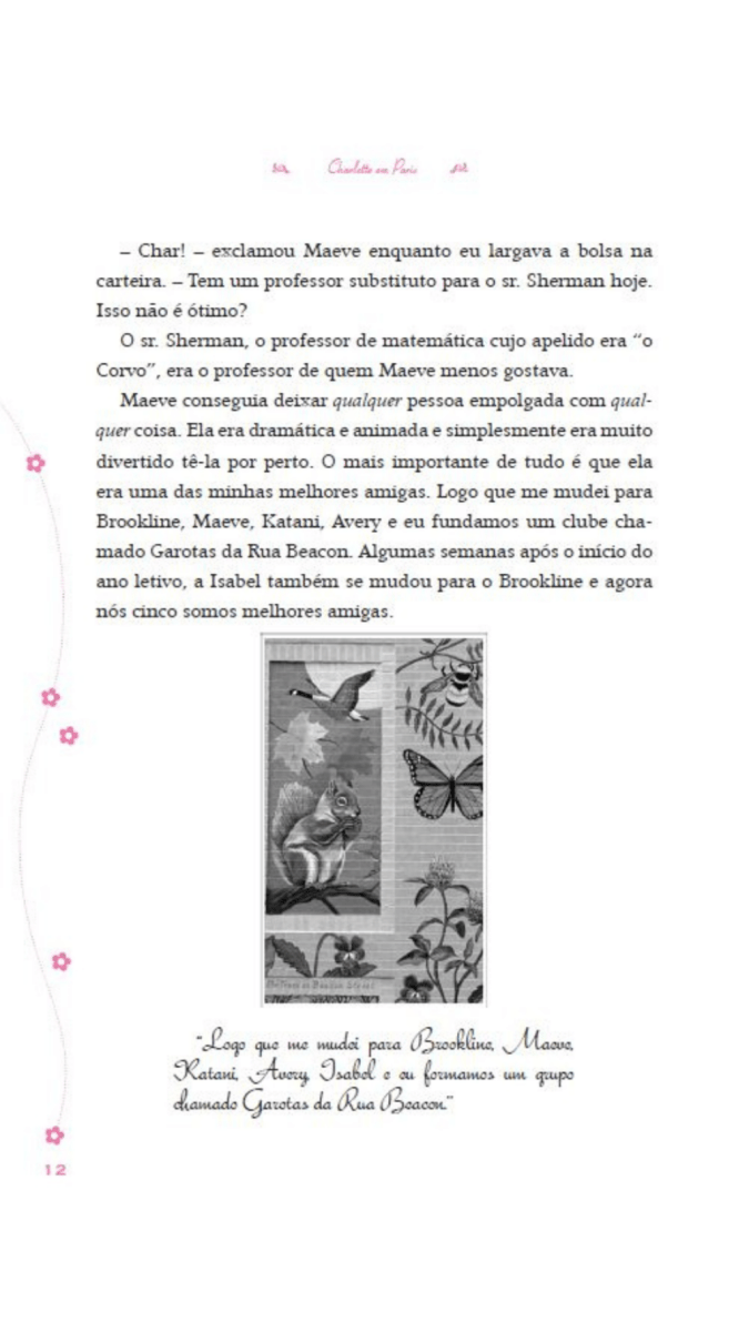 Garotas da Rua Beacon Viagens Inesqueciveis - Charlotte em Paris - Editora Fundamento livro_infantil