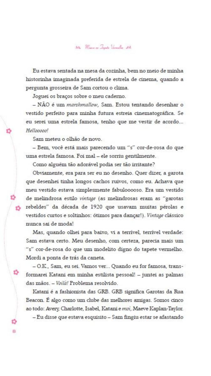 Garotas da Rua Beacon Viagens Inesqueciveis - Maeve no Tapete Vermelho - Editora Fundamento livro_infantil