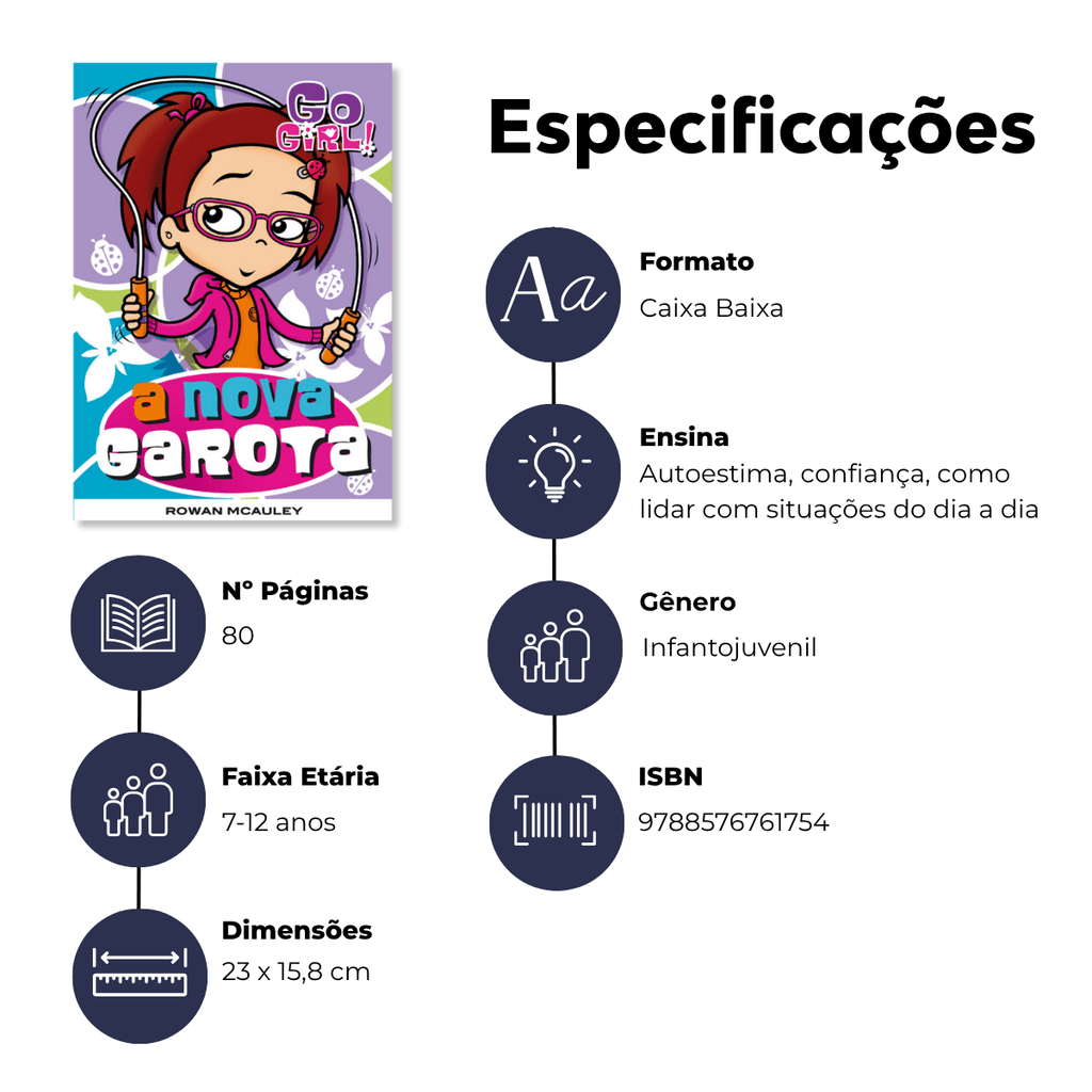 Go Girl - A Nova Garota - Editora Fundamento livro_infantil
