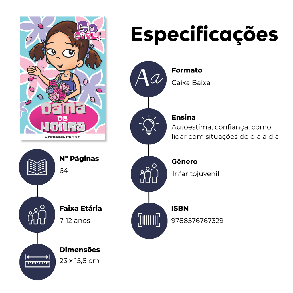 Go Girl - Dama de Honra - Editora Fundamento livro_infantil