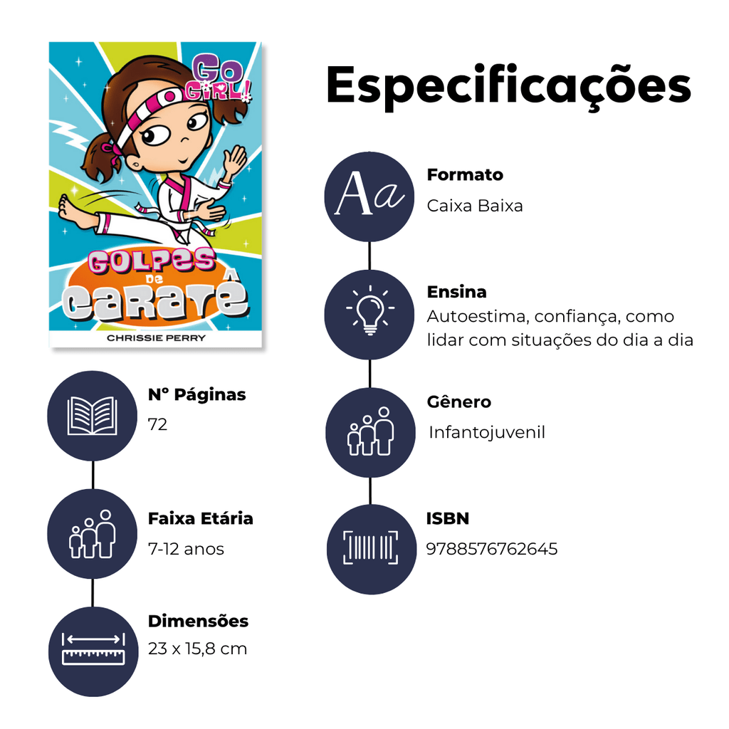 Go Girl - Golpes de Caratê - Editora Fundamento livro_infantil
