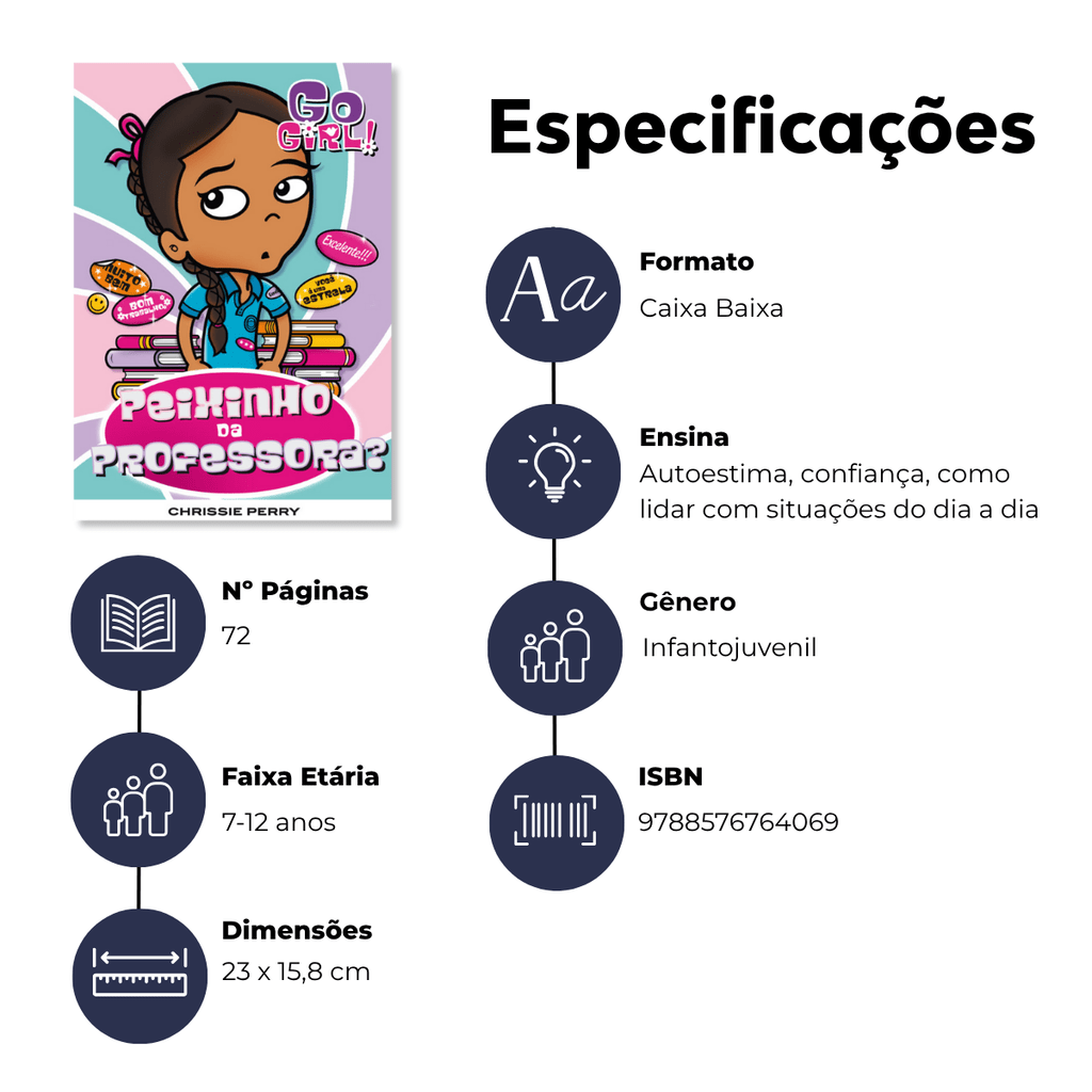 Go Girl - Peixinho da Professora? - Editora Fundamento livro_infantil
