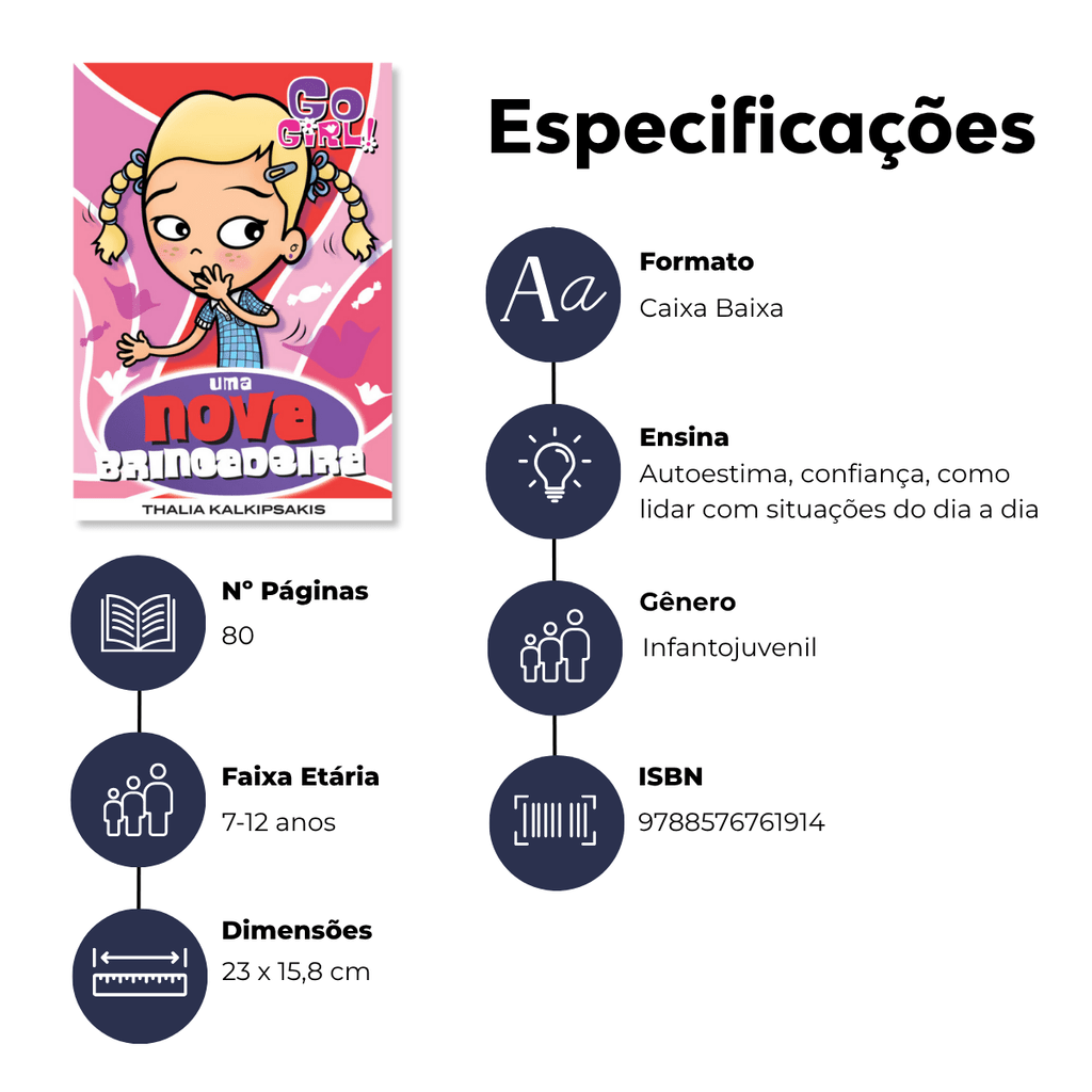 Go Girl - Uma Nova Brincadeira - Editora Fundamento livro_infantil