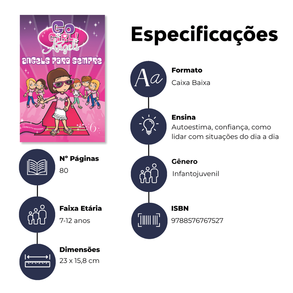 Go Girls Angels - Angels para Sempre - Editora Fundamento livro_infantil