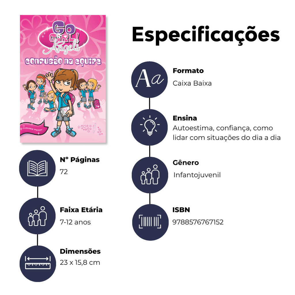 Go Girls Angels - Confusão na Equipe - Editora Fundamento livro_infantil