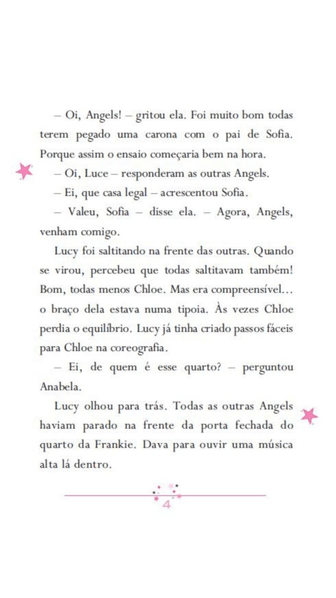 Go Girls Angels - Estrelas do Palco - Editora Fundamento livro_infantil