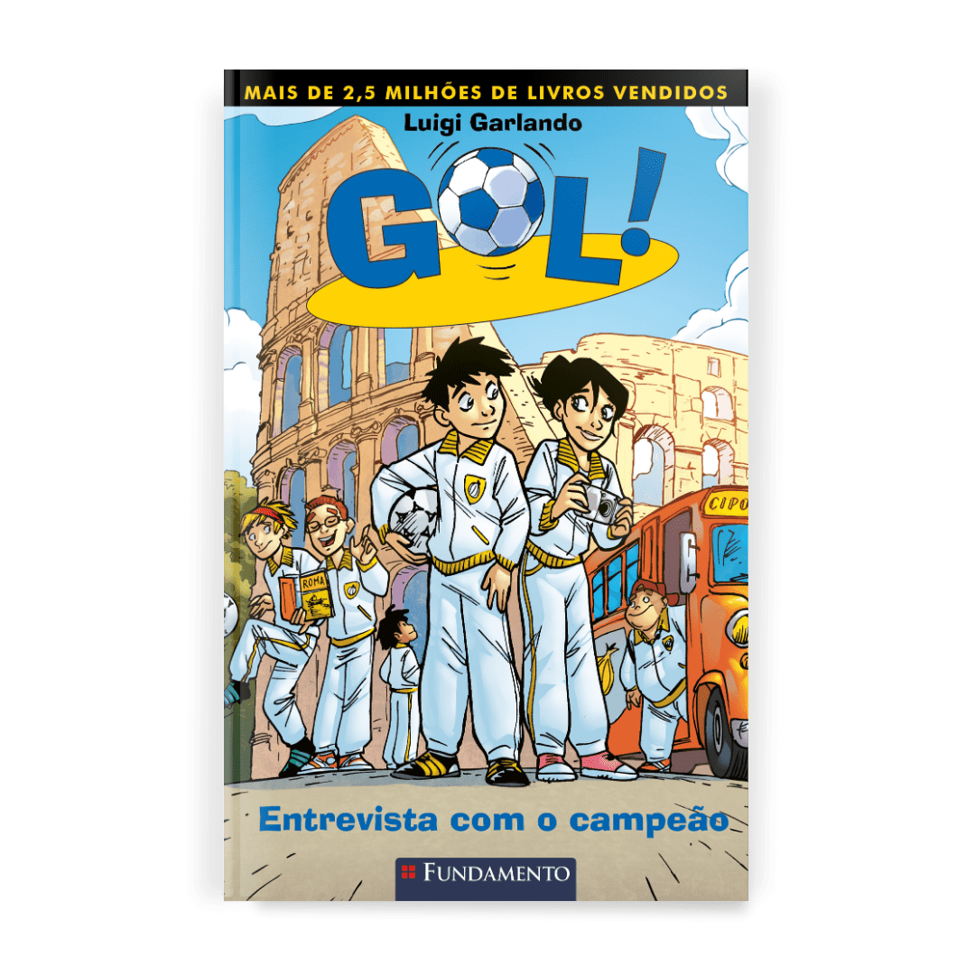 Gol 11 - Entrevista com o Campeão - Editora Fundamento livro_infantil
