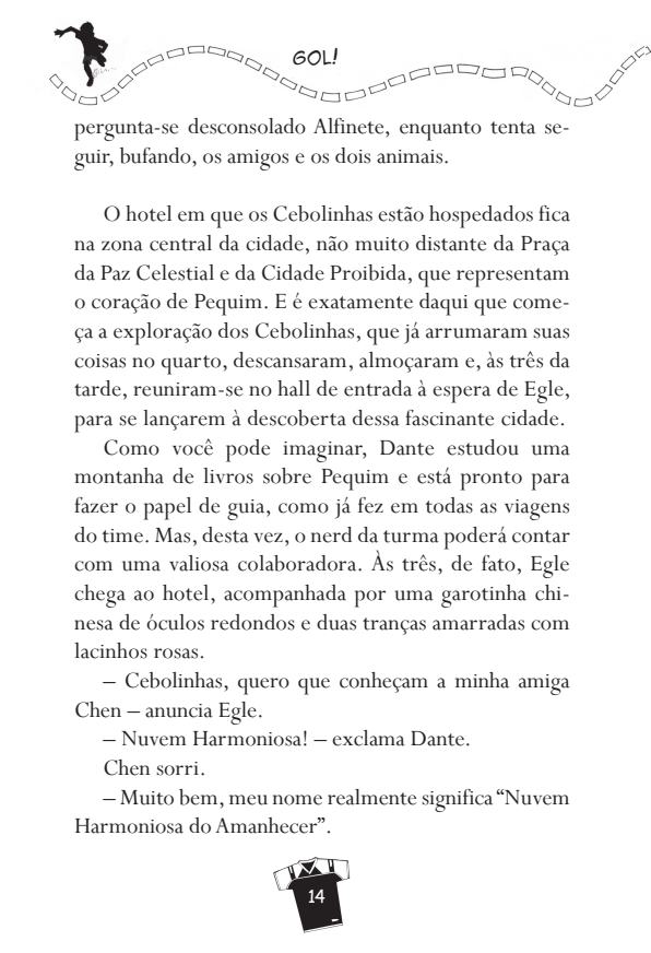 Gol 14 - China, Estamos Chegando! - Editora Fundamento livro_infantil