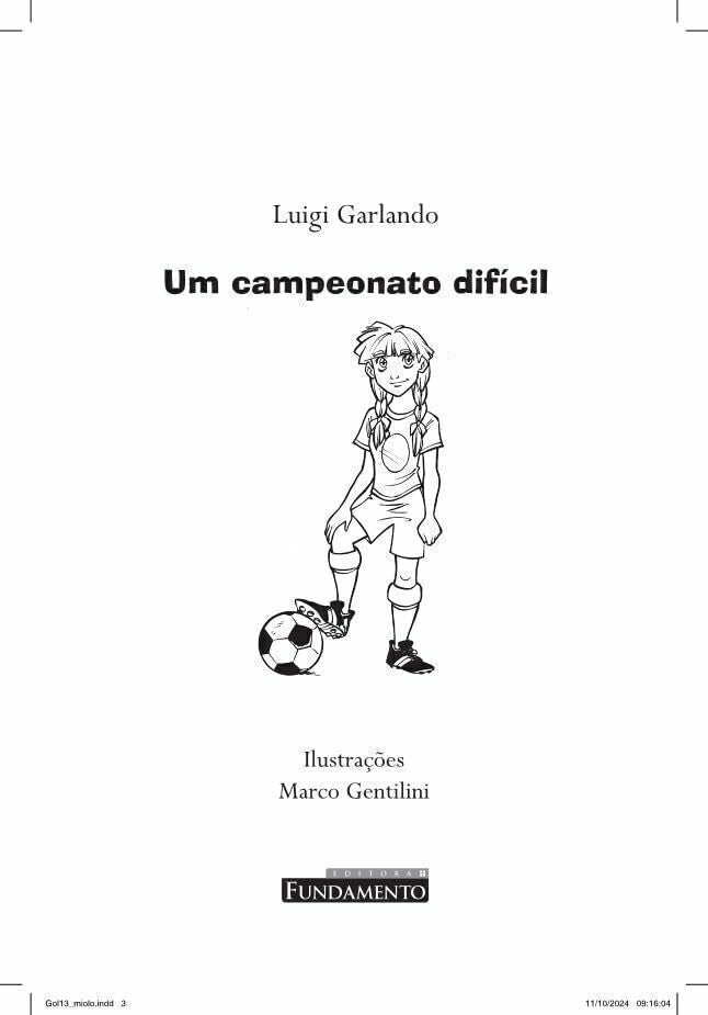 Gol 3 - Começa o Campeonato - Editora Fundamento livro_infantil