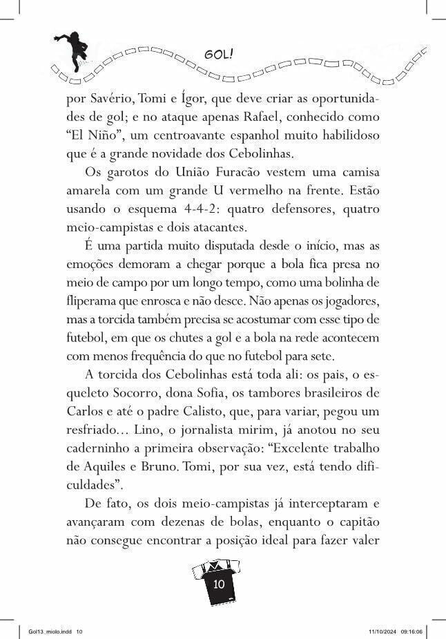 Gol 3 - Começa o Campeonato - Editora Fundamento livro_infantil