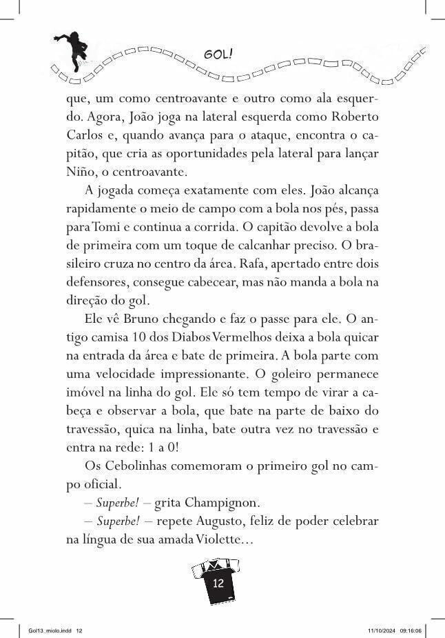 Gol 3 - Começa o Campeonato - Editora Fundamento livro_infantil