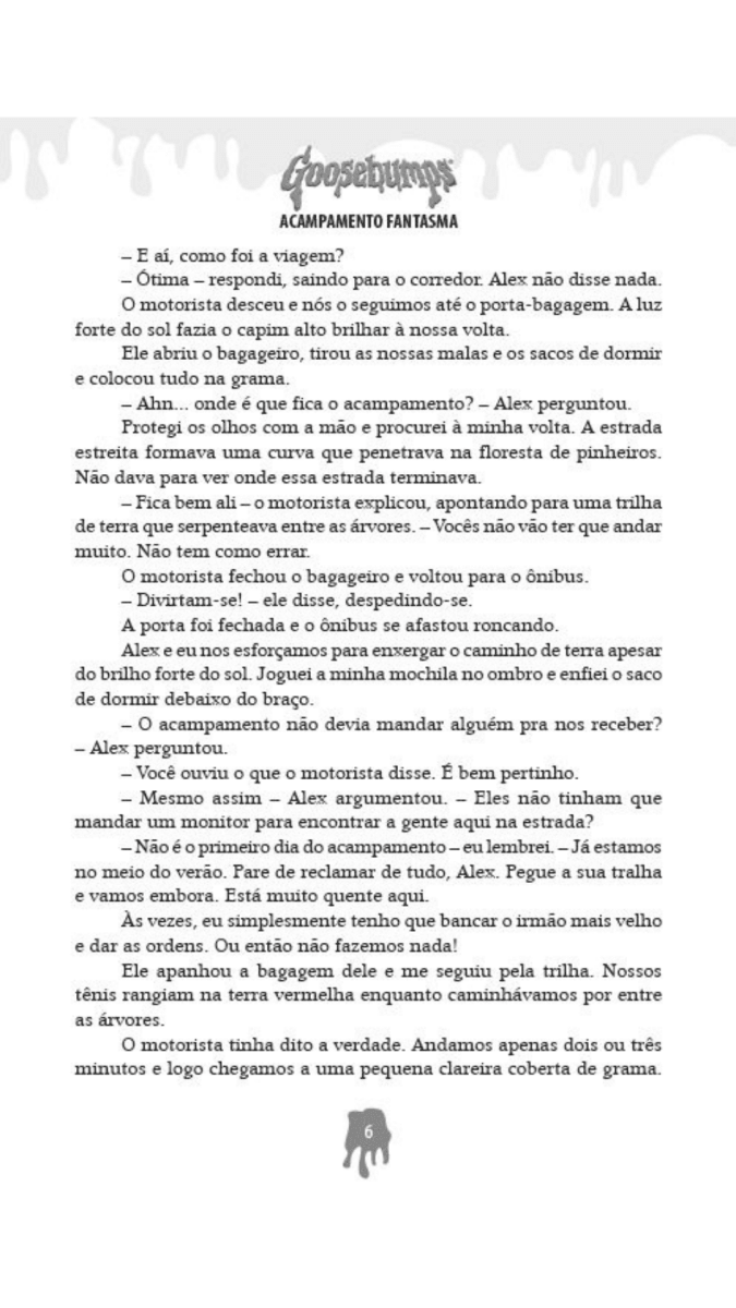 Goosebumps - Acampamento Fantasma - Editora Fundamento livro_infantil