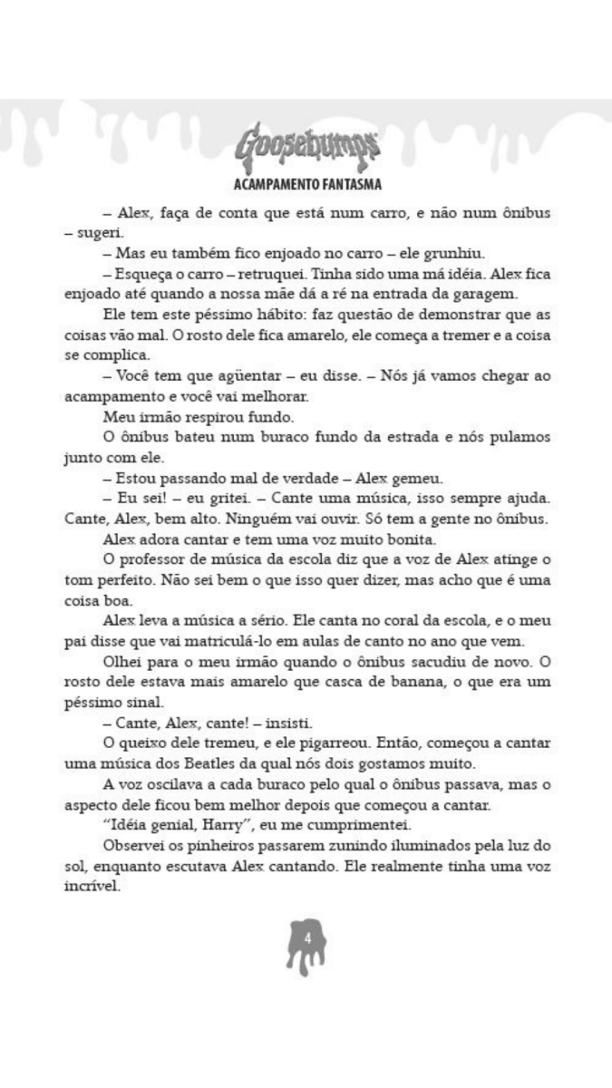 Goosebumps - Acampamento Fantasma - Editora Fundamento livro_infantil