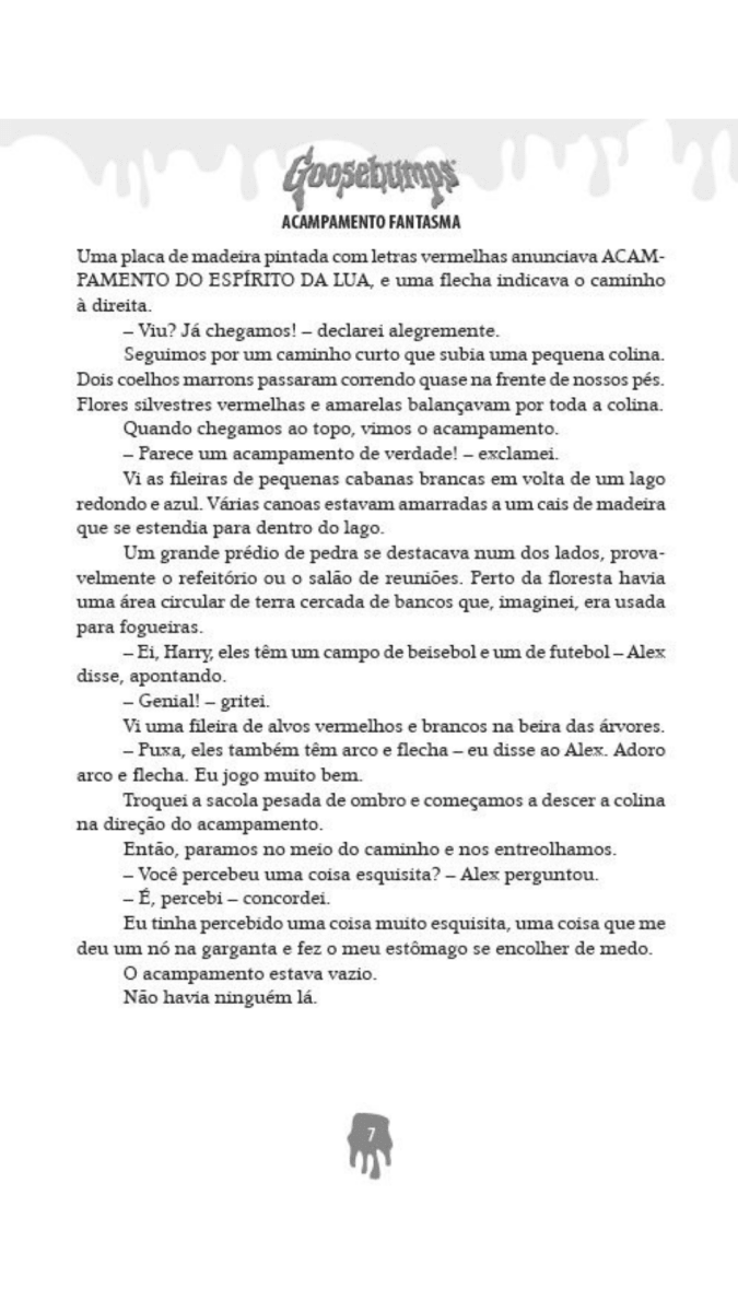 Goosebumps - Acampamento Fantasma - Editora Fundamento livro_infantil