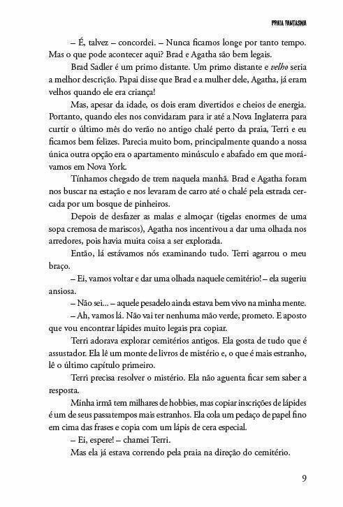 Goosebumps - Praia Fantasma - Editora Fundamento livro_infantil