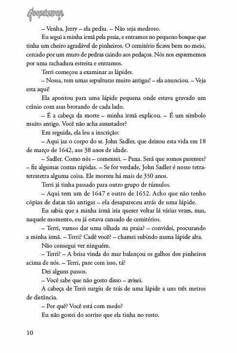 Goosebumps - Praia Fantasma - Editora Fundamento livro_infantil