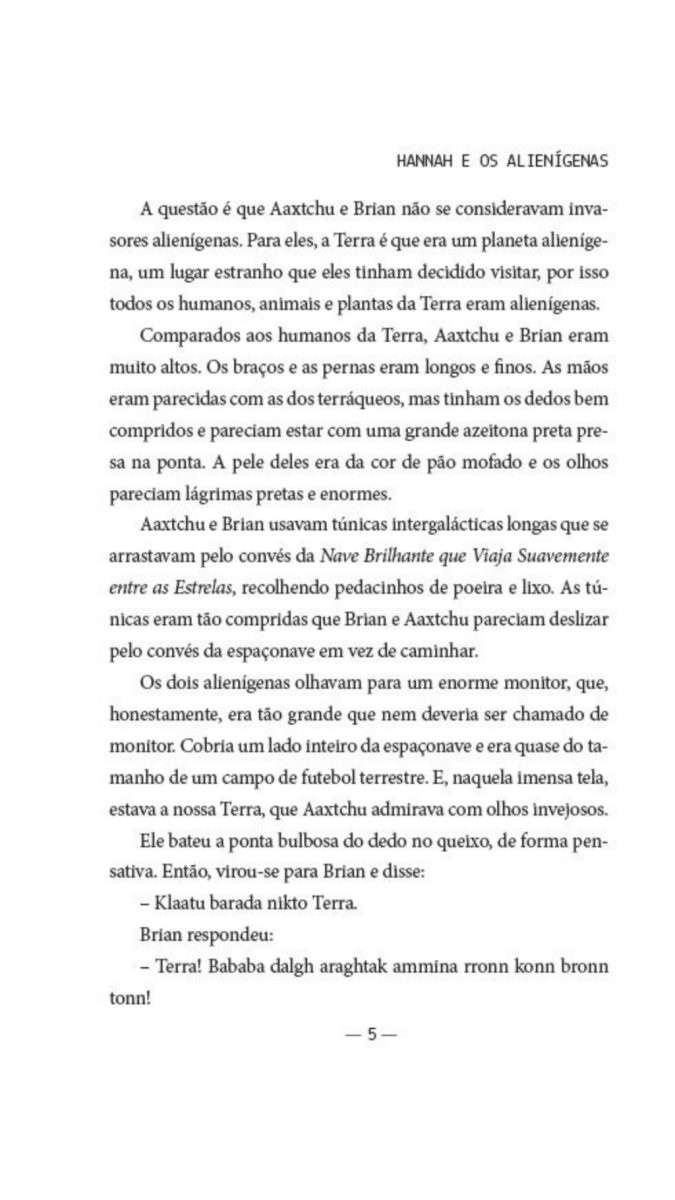 Hannah Salva o Mundo 1 - Hannah e Os Alienígenas - Editora Fundamento livro_infantil