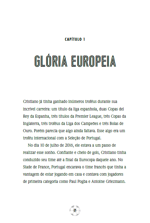Heróis do Futebol: Os Segredos de Cristiano Ronaldo - Editora Fundamento livro_infantil