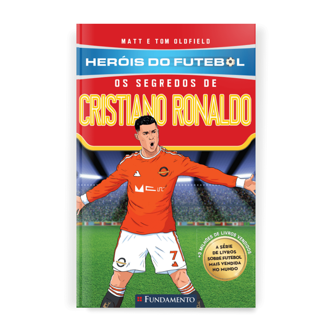 Heróis do Futebol: Os Segredos de Cristiano Ronaldo - Editora Fundamento livro_infantil