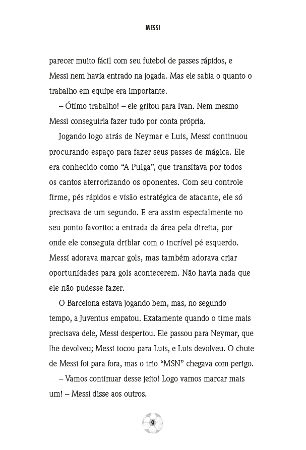 Heróis do Futebol: Os Segredos de Messi - Editora Fundamento livro_infantil