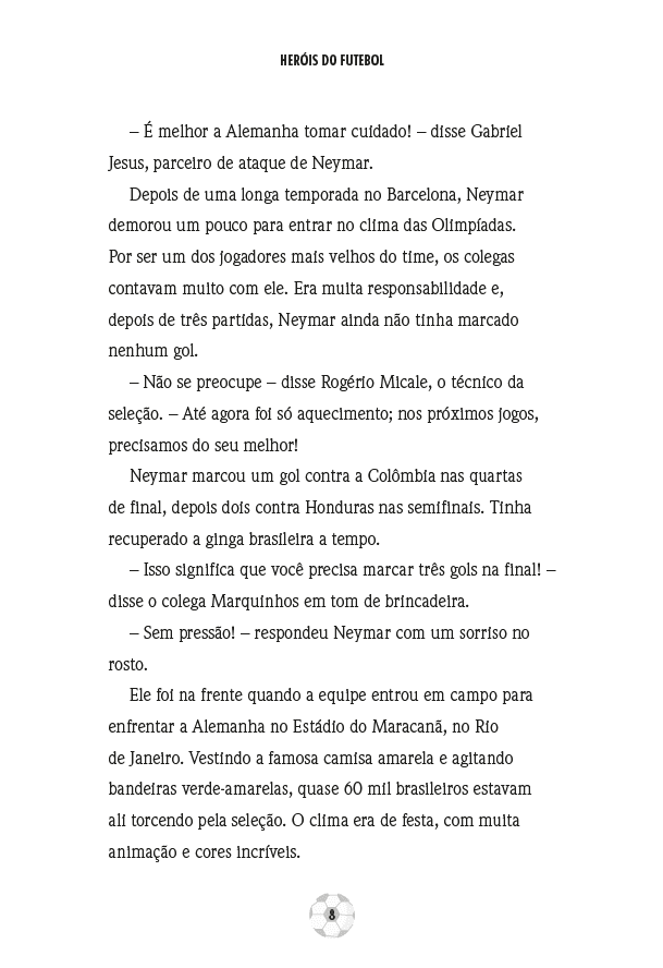 Heróis do Futebol: Os Segredos de Neymar - Editora Fundamento livro_infantil
