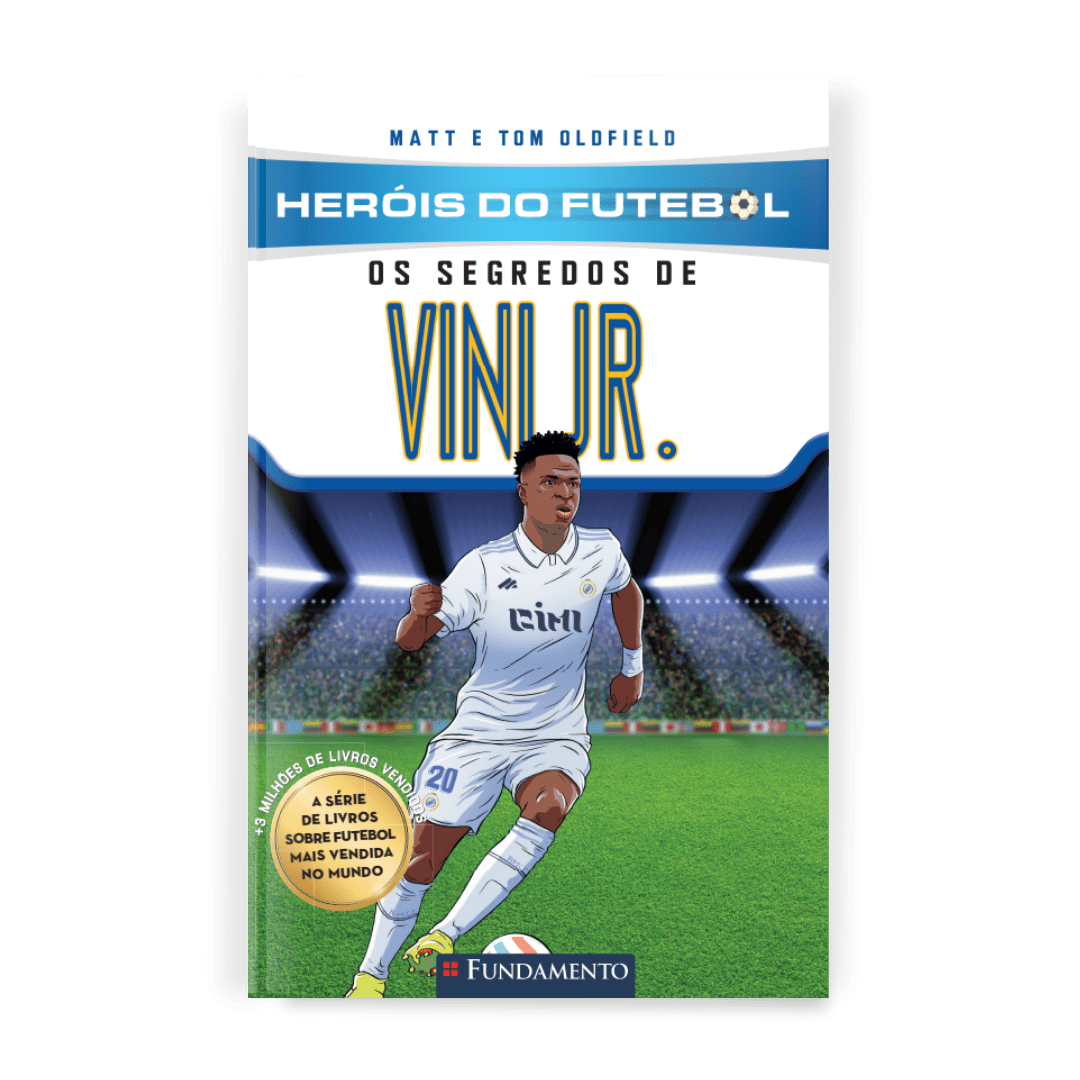 Heróis do Futebol: Os Segredos de Vini Jr. - Editora Fundamento livro_infantil