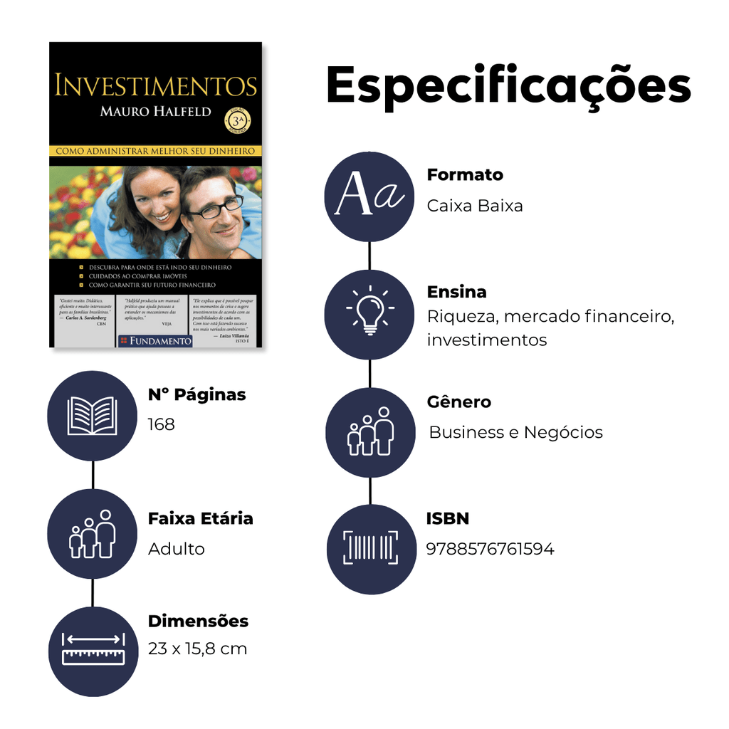 Investimentos - 3ª Edição - Editora Fundamento livro_infantil